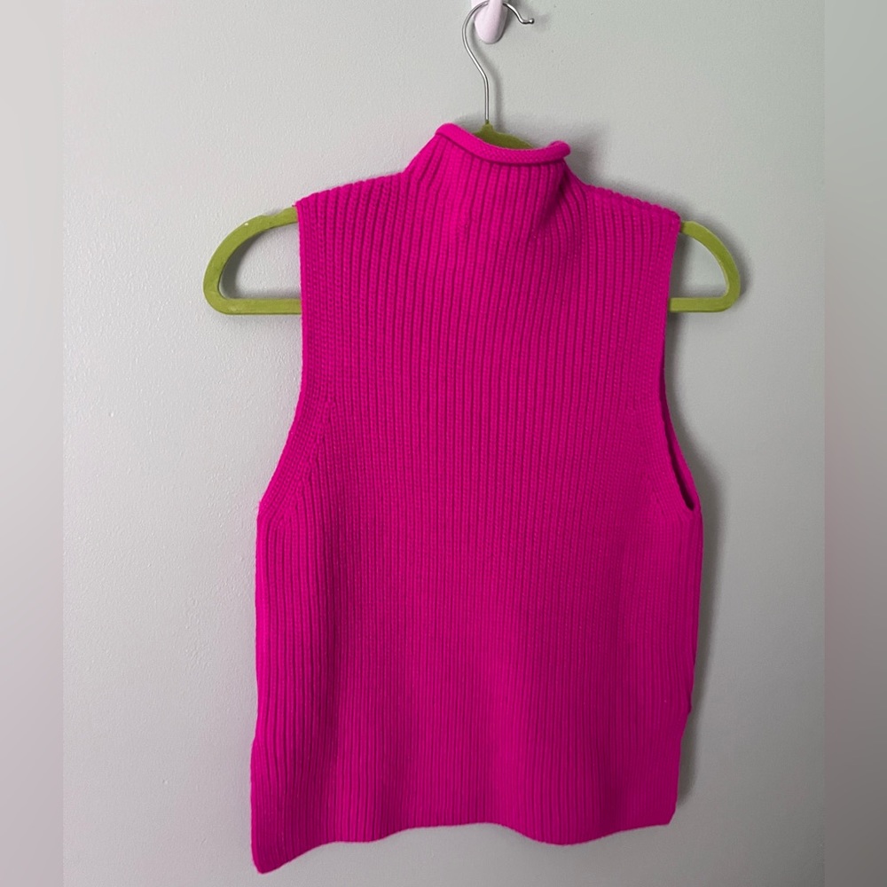 Zara hot pink sweater.